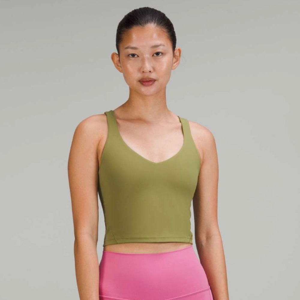 LULULEMON Align Tank Bronze Green